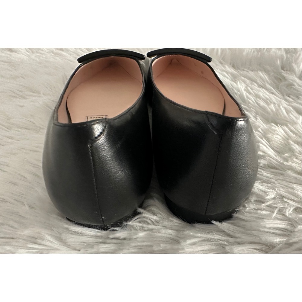 Roger Vivier Gommettine Ball‎ Black leather ballet flat Shoes 35 - Picture 4 of 10